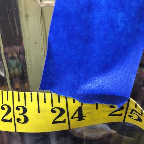 Rustic Primitive Glass jar filled with scented rose hips and a candle - Picture 5 of 5